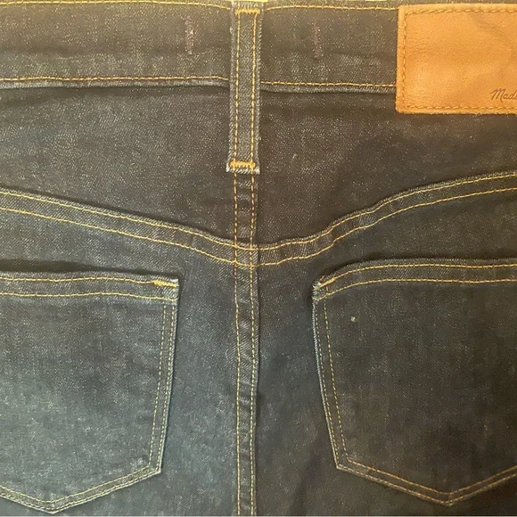 Madewell 10”High Rise Skinny Dark Jeans Size 26 - Picture 5 of 6